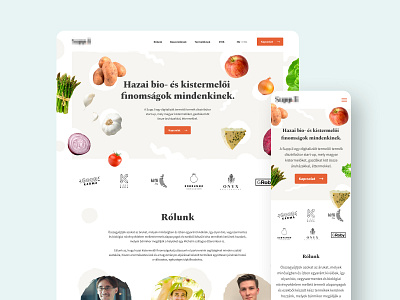 farmer website design ui web