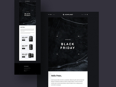 black friday newsletter design newsletter ui