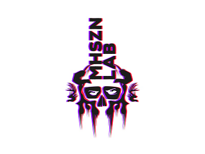 mihasznalab cyberpunk logo skull