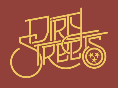 Dirty Streets logo by Ronnie Lewis on Dribbble