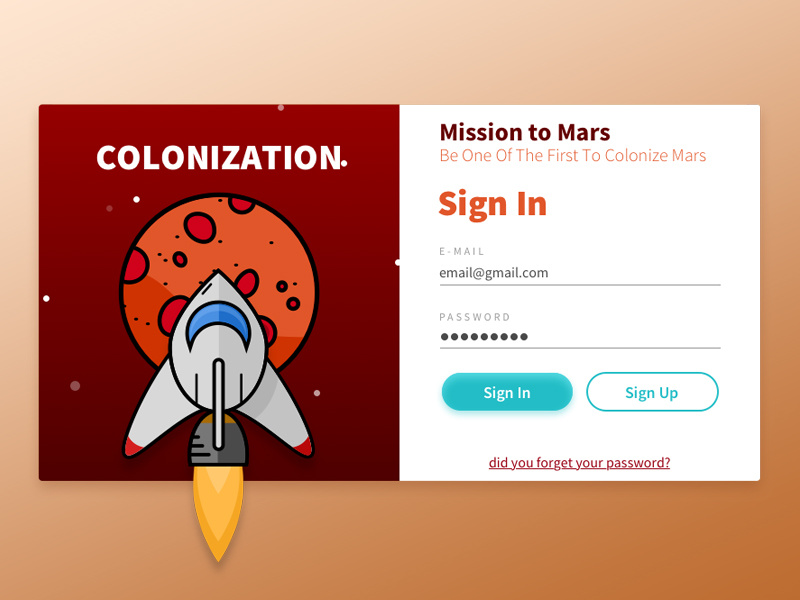 Dailyui challenge 001