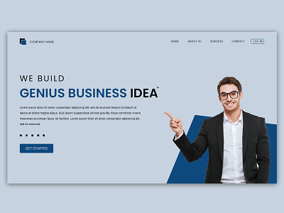 Clean Business Landing page