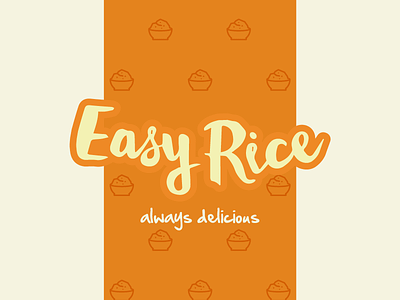 Easy Rice app awesome brand brand identity brand mark cool creative delicius food inspiration logo desig rice symbol