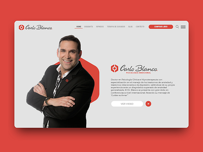 Carlo blanco website agency bag design interface iu landing layout ux web web deisgn website