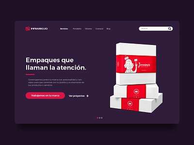 Web design infrarrojo estudio brand cake design graphic design identity inspiration interface landing page ui ux web web design web design agency web design company