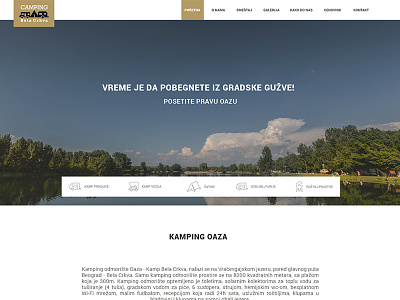 Camping Oaza - Final version applications iosdesign uidesign uiux userexperience userinterface uxdesign webdesign