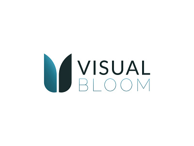 Visual Bloom branding design flat graphic design icon illustrator logo minimal vector web