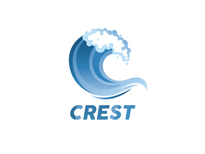 Crest branding design flat graphic design icon illustrator logo minimal vector web