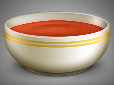 Bowl bowl icon photoshop soup