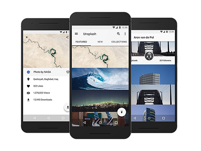 Unsplash Android App (Concept)