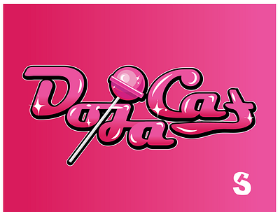 My Doja cat typography homework xd animation branding design doja cat flat illustration logo typography vector
