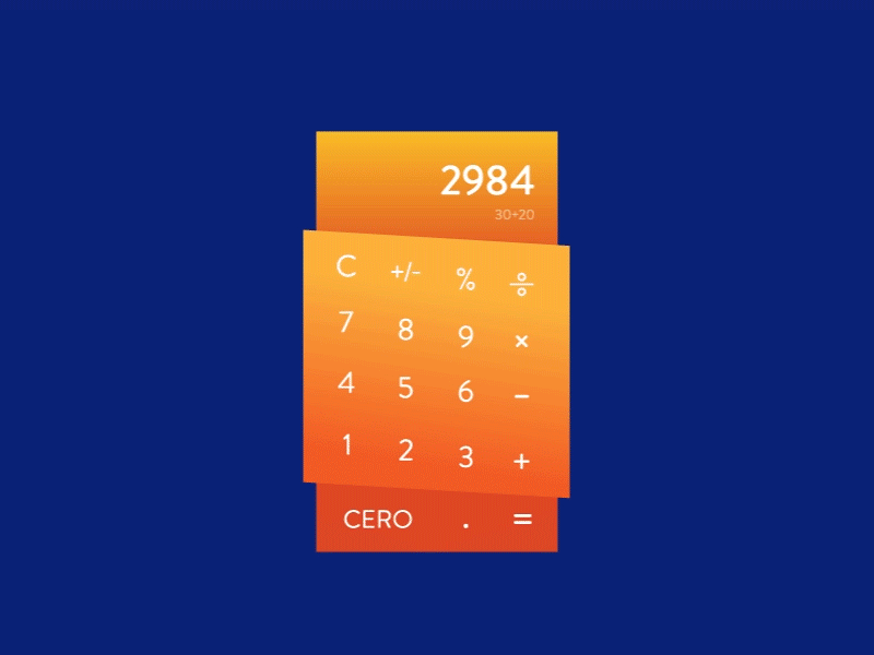 Day/Night calculator calculator design hour one screen ui