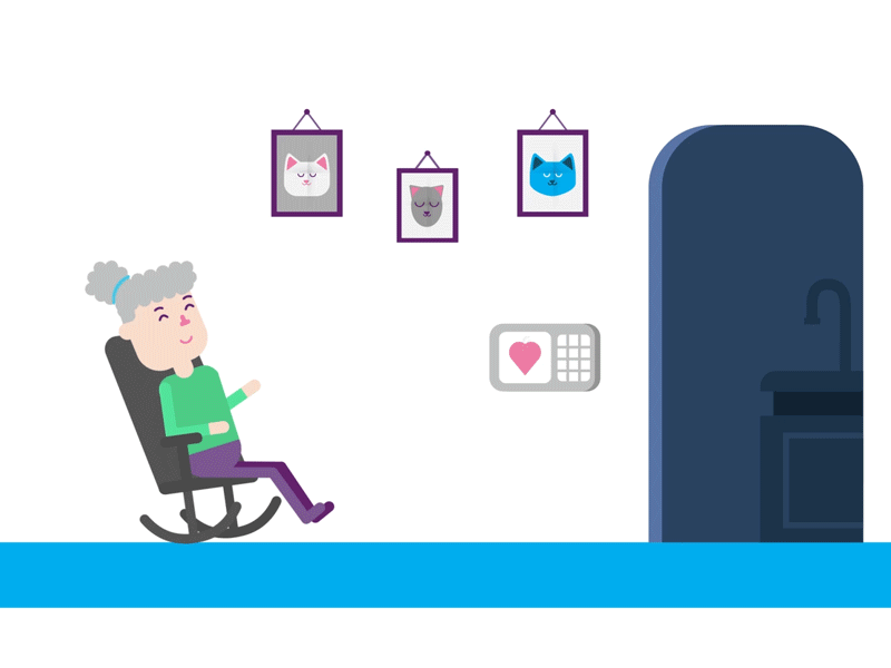 Little motion loop - Grandma version after animation car city dailyui effects illustrator motion photoshop smart ui