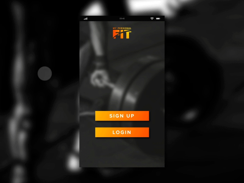 Time to get rid of that belly! aftereffects design gym illustrator phone photoshop ui user