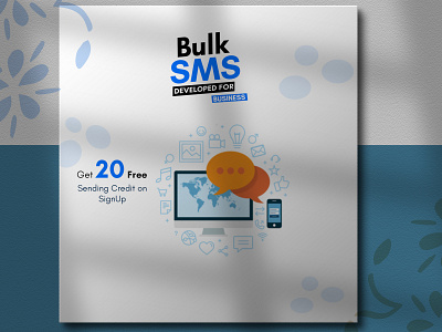 Bulk SMS - Poster Design branding bulk sms company poster creativity design graphic graphic design graphics graphics design info infographics information poster poster design sms