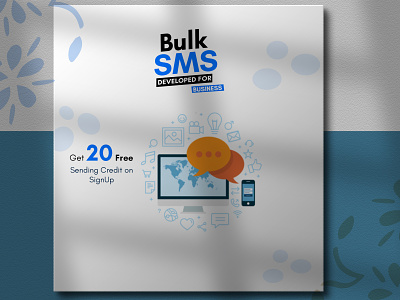 Bulk SMS - Poster Design branding bulk sms company poster creativity design graphic graphic design graphics graphics design info infographics information poster poster design sms