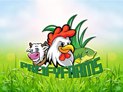 Pacify Farms - Mascot Logo Design animation branding creativity design graphic graphic design graphics graphics design illustration logo ui