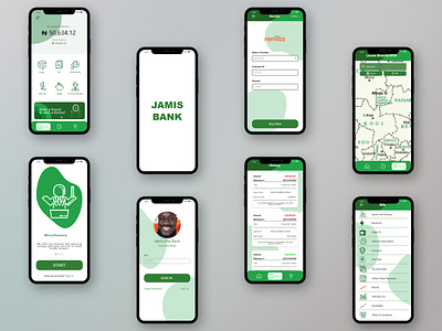 Jamis Bank mobile app - UIUX