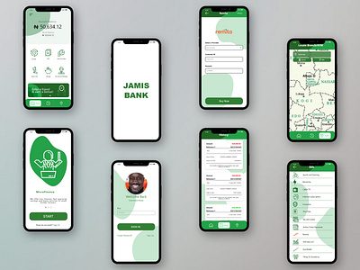 Jamis Bank mobile app - UIUX