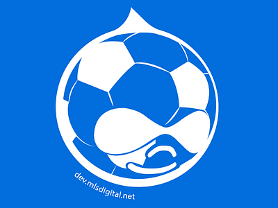 MLS Digital Drupal BAD Camp t-shirt badcamp drupal logo mls shirt soccer tshirt