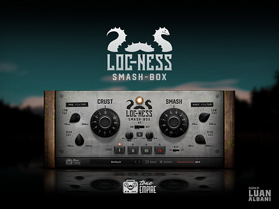 LOCNESS Smash Box audio design graphic design gui interface logo plugin studio ui ux vst