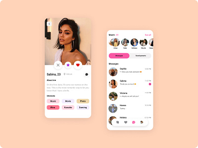 Dating App app dating dating app design figma ui ux