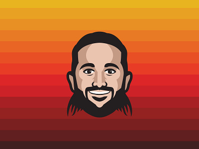 Ricky Rubio Player Illustration