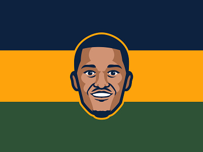 Jordan Clarkson - Jazz Roster Illustrations