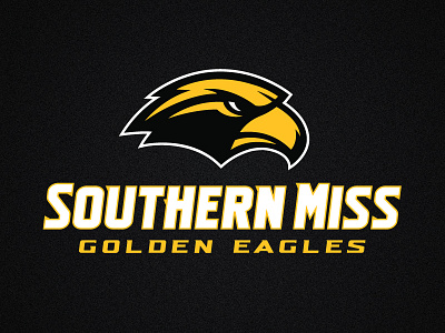 Southern Miss Golden Eagles athletics bird college eagle eagles golden logo mississippi southern university