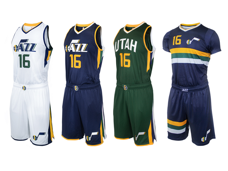 Utah Jazz Uniforms by Ben Barnes on Dribbble