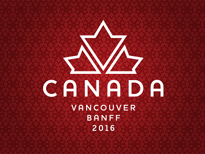 Canada Trip 2016 2016 banff canada leaf logo pattern type vancouver