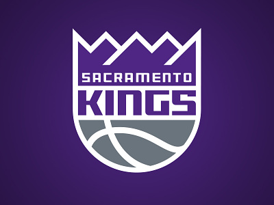Sacramento Kings athletics basketball crown kings logo nba sacramento type