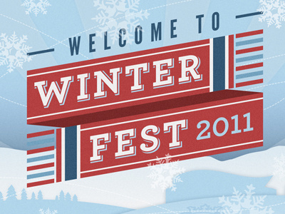 WinterFest poster archer banner christmas holiday real salt lake scarf snowflake soccer