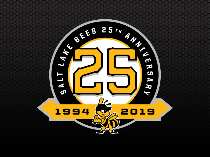 Salt Lake Bees 25th Anniversary Logo by Ben Barnes on Dribbble