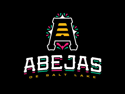 Las Abejas de Salt Lake abejas baseball beehive bees logo minor league salt lake sports utah
