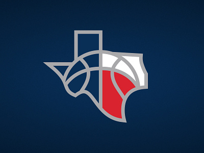 Austin Vaqueros Tertiary athletics basketball fantasy flag logo sports texas