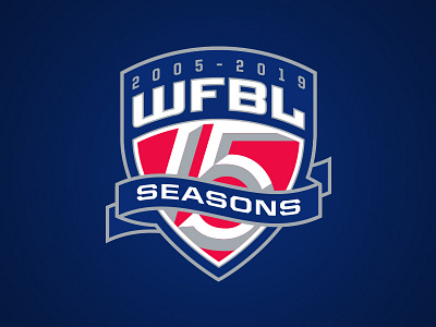 WFBL 15 Seasons Logo