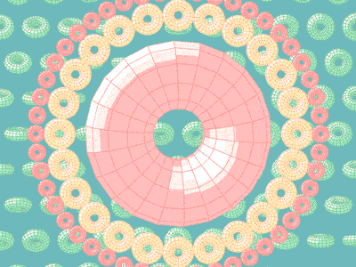 Day 23 - More loops to loop animation codeart daily everyday generative minimal processing