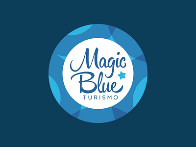 Logo // Magic Blue blue logo magic tourism