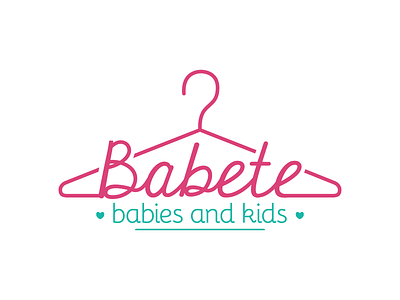 Logo // Babete babies hanger kids logo