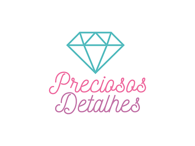 Logo // Preciosos detalhes diamond logo