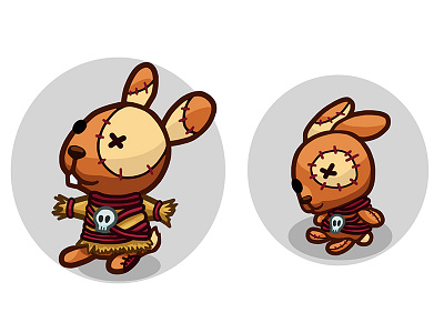 Animals bunny voodoo doll 2d 2d art animal art concept concept art design game game art game desigm icon illustration