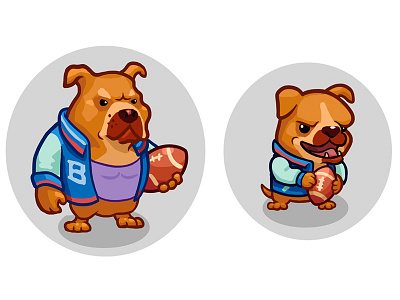 Animals football dog 2d 2d art animal art concept concept art design game game art game desigm icon illustration