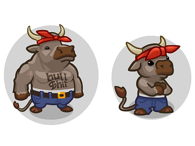 Animals buffalo gangster 2d 2d art animal art concept concept art design game game art game desigm icon illustration