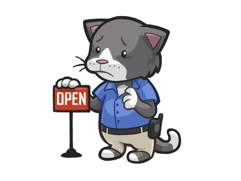Animals unemployed cat by GAMEPACK on Dribbble