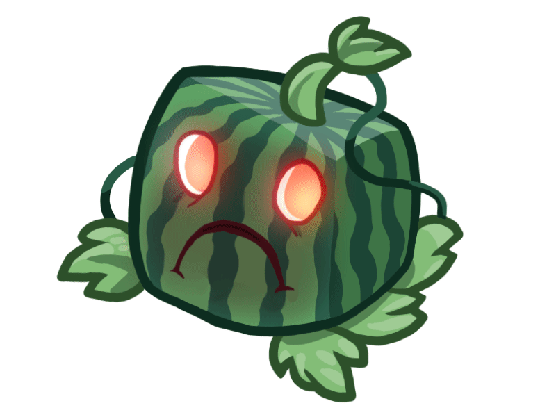 watermelon halloween 2d art animal animation art concept concept art design game game art game desigm icon illustration