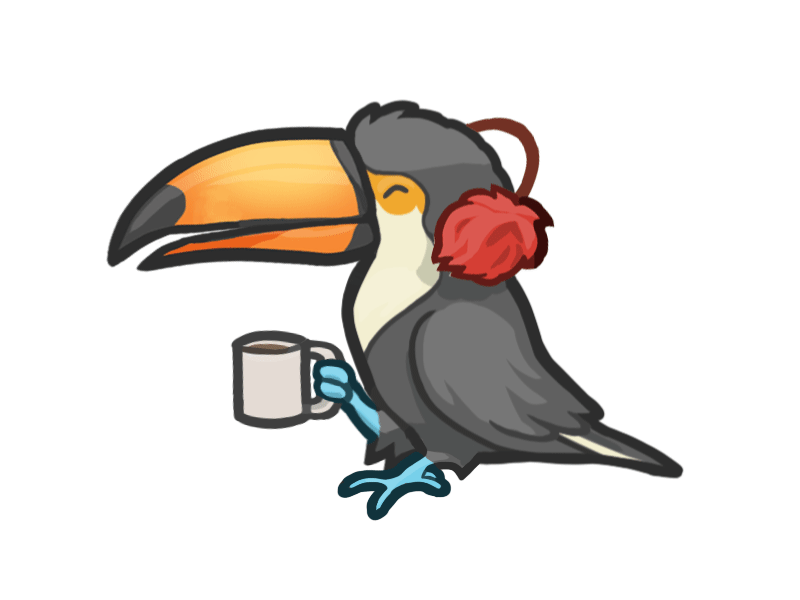 Toucan Animation 2d art animal animation art concept concept art design game game art game desigm icon illustration