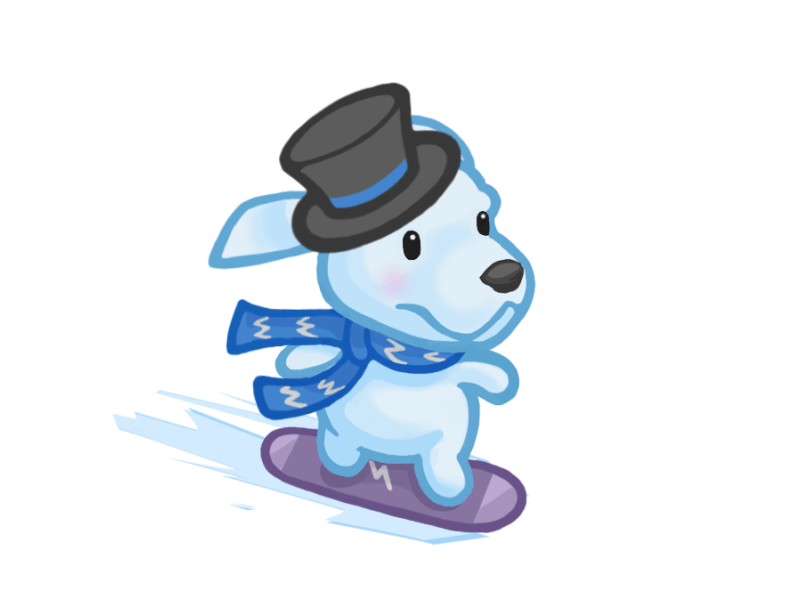 Animals dog snowman snowboarder by GAMEPACK on Dribbble