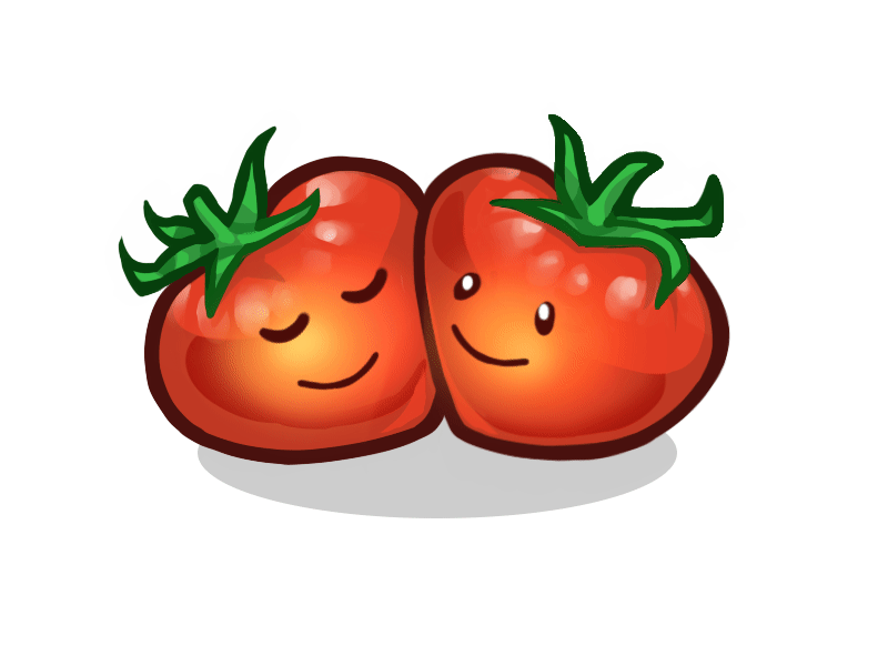 Valentine tomato 2d art animal animation art concept concept art design game game art game desigm icon illustration