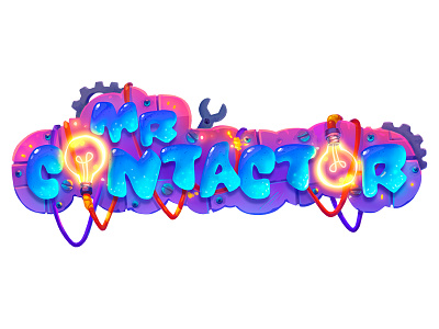 Mr Contacrot game logo 2d art chatacters concept concept art design game game art game design game ui icon illustration logo